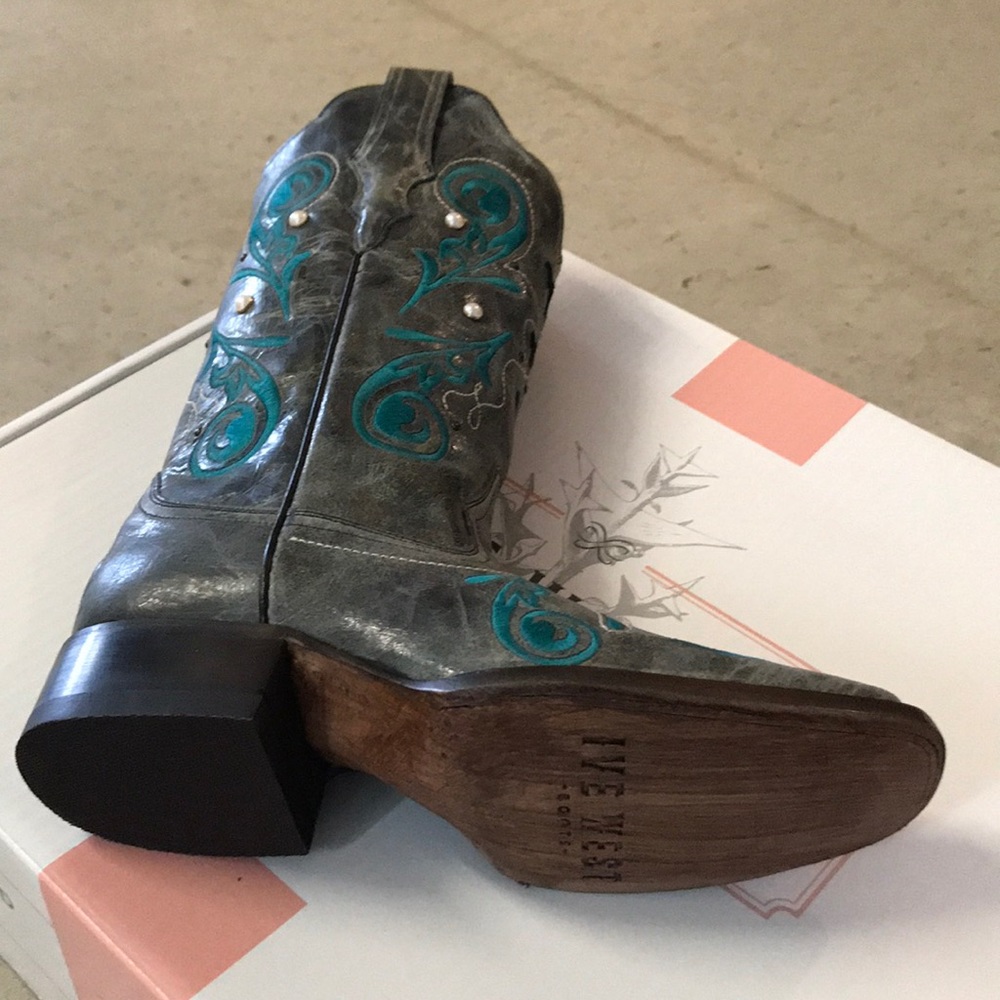 IVE WEST- AMORE Cowgirl boot western fashion - Picture 4 of 6